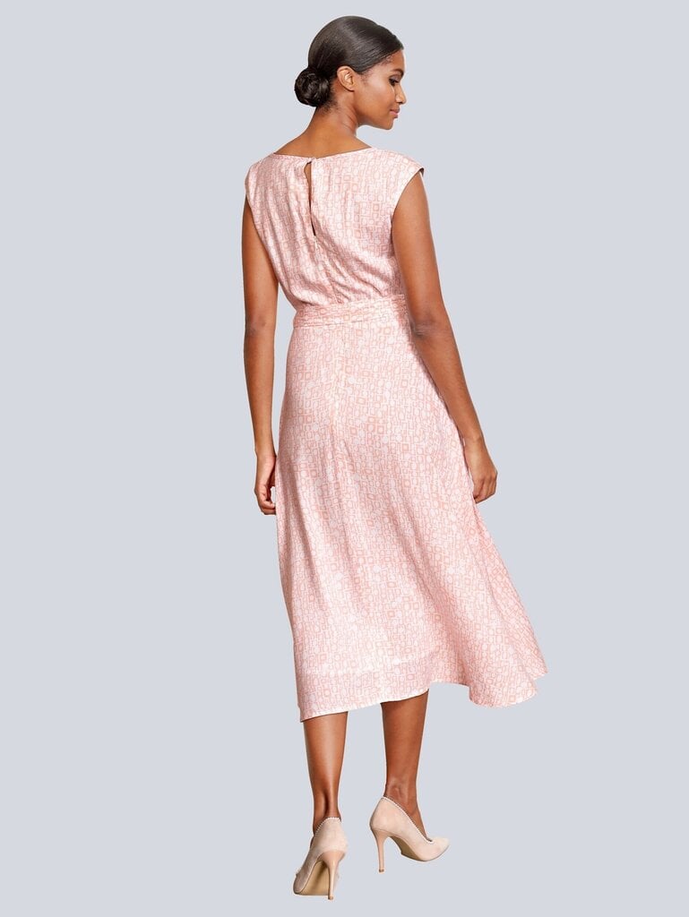 Suknelė moterims Alba Moda 145-351, rožinė kaina ir informacija | Suknelės | pigu.lt