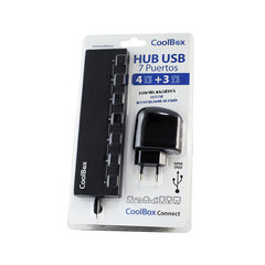USB-концентратор CoolBox HUBCOO356A цена и информация | Адаптеры, USB-разветвители | pigu.lt
