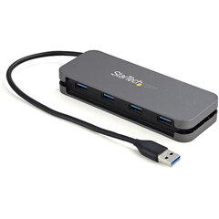 USB-разветвитель Startech HB30AM4AB цена и информация | Адаптеры, USB-разветвители | pigu.lt