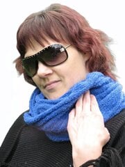 Вязаный шарф круглый в полоску цена и информация | Женские шарфы, платки | pigu.lt