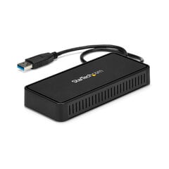 USB-разветвитель Startech USBA2DPGB цена и информация | Адаптеры, USB-разветвители | pigu.lt