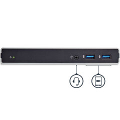 Startech USB3SDOCKDD kaina ir informacija | Adapteriai, USB šakotuvai | pigu.lt