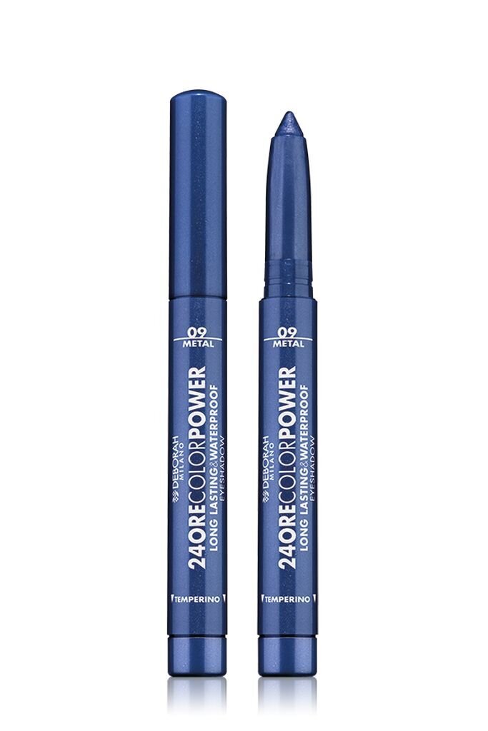 Pieštukinis akių šešėlis Deborah 24ore Color Power 1.4 g, mėlyna kaina ir informacija | Akių šešėliai, pieštukai, blakstienų tušai, serumai | pigu.lt