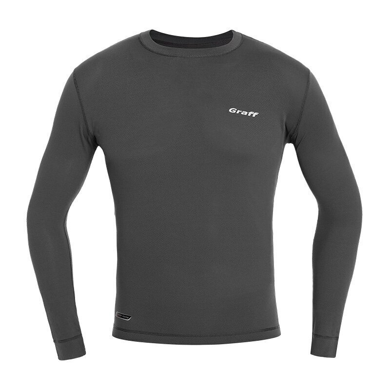 Termo marškinėliai Graff Duo Skin juodi kaina ir informacija | Vyriški termo apatiniai | pigu.lt