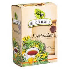 Žolelių arbata Dr. P. Karvelis Prostatokar, 50 g kaina ir informacija | Arbatos ir vaistažolės | pigu.lt