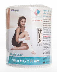 Elastiniai tvarsčiai, 3 m x 80 mm kaina ir informacija | Slaugos prekės | pigu.lt