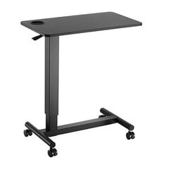 Reguliuojamo aukščio stalas UP UP Forseti, juodas kaina ir informacija | Kompiuteriniai, rašomieji stalai | pigu.lt