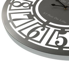 Настенные часы, серебристые цена и информация | Часы | pigu.lt