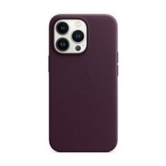 iPhone 13 Pro Leather Case with MagSafe, Dark Cherry kaina ir informacija | Telefono dėklai | pigu.lt