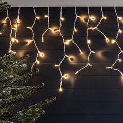 Гирлянда 100LED тёплого белого цвета 5.5M цена и информация | Гирлянды | pigu.lt