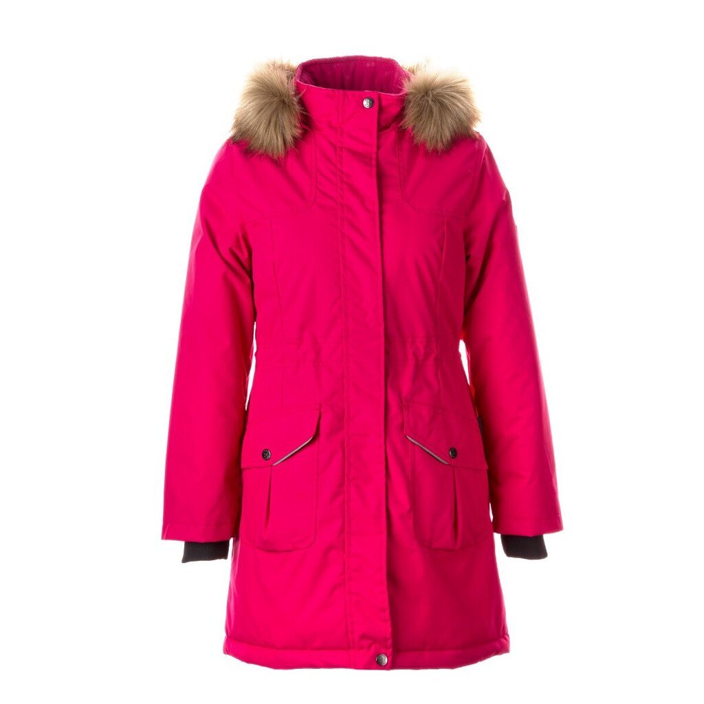 Huppa žieminė striukė mergaitėms Mona, rožinė цена и информация | Žiemos drabužiai vaikams | pigu.lt