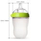 Silikoninis buteliukas Comotomo Evolved Green, 250 ml kaina ir informacija | Buteliukai kūdikiams ir jų priedai | pigu.lt