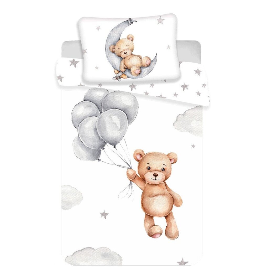 Patalynės komplektas Teddy Bear Baby 100 x 135 cm + pagalvės užvalkalas 40 x 60 cm. цена и информация | Patalynės komplektai | pigu.lt