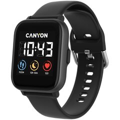 Canyon Salt SW-78 Music Black kaina ir informacija | Išmanieji laikrodžiai (smartwatch) | pigu.lt