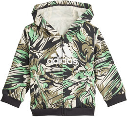 Sportinis kostiumas vaikams I Jog Set B Black Green GT9509/104 kaina ir informacija | Adidas Drabužiai kūdikiams | pigu.lt