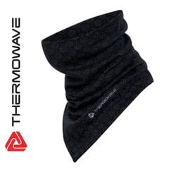 Kaklaskarė THERMOWAVE Merino Origin Juoda цена и информация | Мужские шарфы, шапки, перчатки | pigu.lt