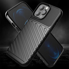 Чехол Thunder TPU для iPhone 13 Pro Max, чёрный цена и информация | Чехлы для телефонов | pigu.lt