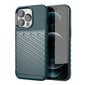 Thunder Case Flexible Tough Rugged Cover TPU Case, skirtas iPhone 13 Pro, žalias kaina ir informacija | Telefono dėklai | pigu.lt