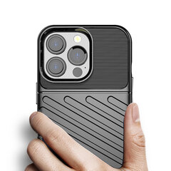 Чехол Thunder TPU для iPhone 13 Pro, чёрный цена и информация | Чехлы для телефонов | pigu.lt