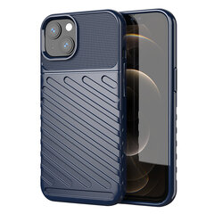 Thunder Case Flexible Tough Rugged Cover TPU Case, skirtas iPhone 13 mini, mėlynas kaina ir informacija | Telefono dėklai | pigu.lt