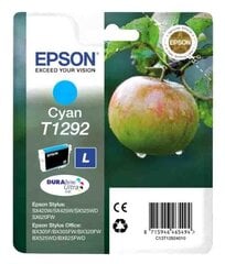 Epson T1292 Cyan 445 lk, mėlyna kaina ir informacija | Kasetės rašaliniams spausdintuvams | pigu.lt