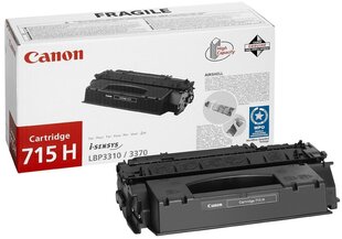 Оригинальный тонер Canon 715H (1976B002AA) Black 7000 lk цена и информация | Картриджи для лазерных принтеров | pigu.lt