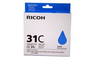 Ricoh Ink Cart. GC31C Cyan (405689) цена и информация | Картриджи для струйных принтеров | pigu.lt