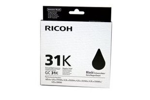 Ricoh Ink Cart. GC31K, juoda kaina ir informacija | Kasetės rašaliniams spausdintuvams | pigu.lt