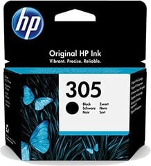 Hp 305 (3YM61AE) Black 120 lk, juoda kaina ir informacija | hp Kompiuterinė technika | pigu.lt