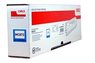 Oki Toner MC873 Cyan 10k 45862816, mėlyna kaina ir informacija | Kasetės lazeriniams spausdintuvams | pigu.lt