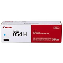 Оригинальный тонер Canon 054H (3027C002) Cyan 2.300 lk цена и информация | Картриджи для лазерных принтеров | pigu.lt