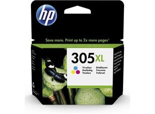 HP 305XL (3YM63AE) TriColor kaina ir informacija | Kasetės rašaliniams spausdintuvams | pigu.lt