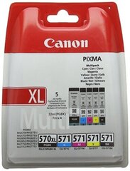 Canon PGI-570XL/CLI-571 C/M/Y/BK Multipack (0318C004) цена и информация | Картриджи для струйных принтеров | pigu.lt