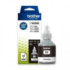 Brother DCP-T300/ T500W/ T700W (BT6000BK), Black 6.000 lk цена и информация | Картриджи для струйных принтеров | pigu.lt