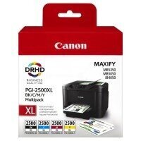 Canon Ink PGI-2500 XL B/C/M/Y (9254B004) цена и информация | Картриджи для струйных принтеров | pigu.lt
