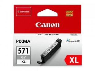 Canon Ink CLI-571XLGY Grey 0335C001, pilka kaina ir informacija | Kasetės rašaliniams spausdintuvams | pigu.lt