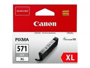 Canon Ink CLI-571XLGY Grey 0335C001, pilka kaina ir informacija | Kasetės rašaliniams spausdintuvams | pigu.lt