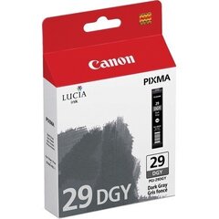 Canon Ink PGI-29 Dark Grey 4870B001, pilka kaina ir informacija | Kasetės rašaliniams spausdintuvams | pigu.lt