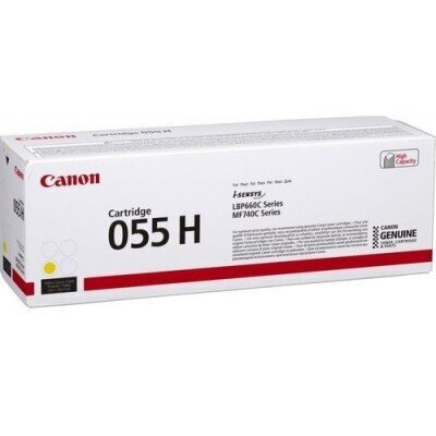 Canon 055H (3017C002), geltona kaina ir informacija | Kasetės lazeriniams spausdintuvams | pigu.lt