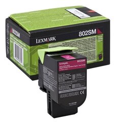 Rašalo kasetė Lexmark Cartridge 802SM0 Magenta (80C2SM0) kaina ir informacija | Kasetės rašaliniams spausdintuvams | pigu.lt