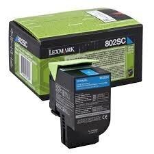 Rašalo kasetė Lexmark Cartridge 802SC0 Cyan (80C2SC0) цена и информация | Kasetės rašaliniams spausdintuvams | pigu.lt