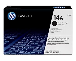 HP Cartridge No.14A Black (CF214A) цена и информация | Картриджи для лазерных принтеров | pigu.lt