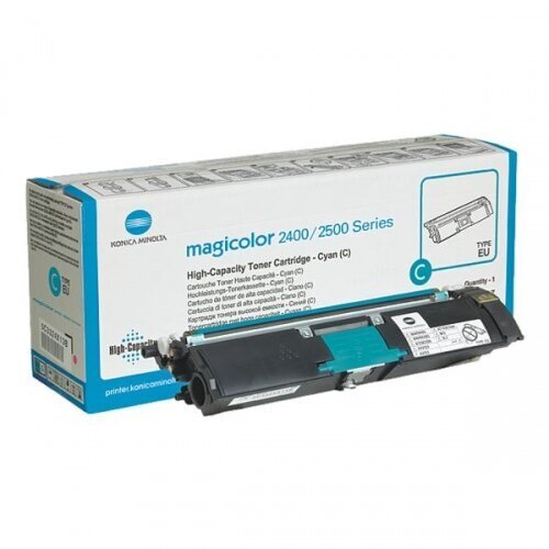 Rašalo kasetė Konica-Minolta Cartridge MC2400 Cyan 4,5k (1710589-007) (A00W332) kaina ir informacija | Kasetės rašaliniams spausdintuvams | pigu.lt
