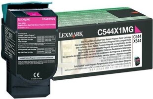 Rašalo kasetė Lexmark Cartridge Magenta (C544X1MG) Return kaina ir informacija | Kasetės rašaliniams spausdintuvams | pigu.lt