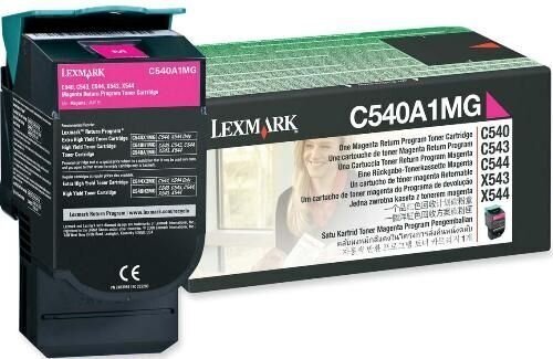 Rašalo kasetė Lexmark Cartridge Magenta (C540A1MG) Return цена и информация | Kasetės rašaliniams spausdintuvams | pigu.lt