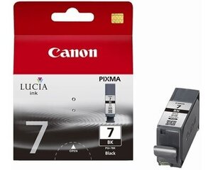 Canon Ink PGI-7 Black 2444B001, juoda kaina ir informacija | Kasetės rašaliniams spausdintuvams | pigu.lt