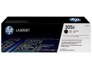 HP Cartridge No.305X Black (CE410X) цена и информация | Картриджи для струйных принтеров | pigu.lt