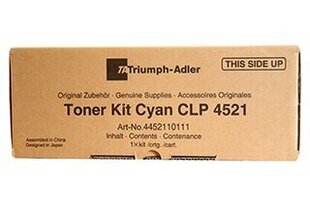 Triumph Adler Toner CLP 4521/ Utax Toner CLP 3521 Cyan (4452110111/ 4452110011) цена и информация | Картриджи для струйных принтеров | pigu.lt