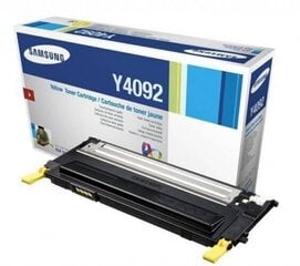 Аналоговый тонер Samsung CLT-Y4092S 1000 lk Yellow цена и информация | Картриджи для лазерных принтеров | pigu.lt