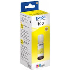 Epson EcoTank 103 (C13T00S44A) Yellow 7.500 lk, geltona kaina ir informacija | Kasetės rašaliniams spausdintuvams | pigu.lt